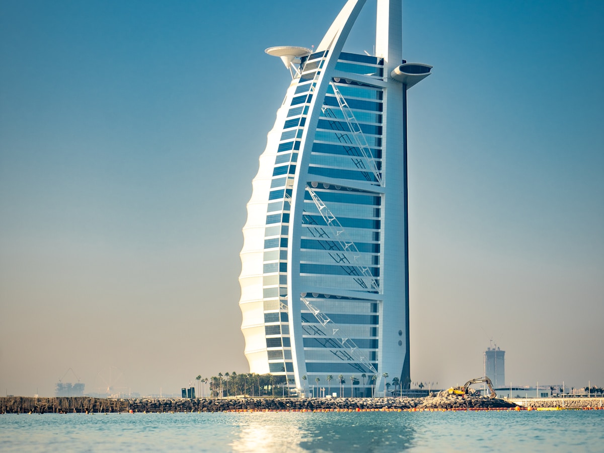 Jumeirah Beach Residence beachfront towers in Dubai